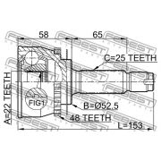 Слика 2 $на Комплет зглоб на погонско вратило FEBEST 1210-012A48