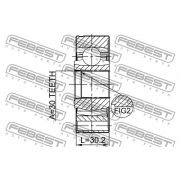 Слика 2 на Комплет зглоб на погонско вратило FEBEST 1211-IX35SHA