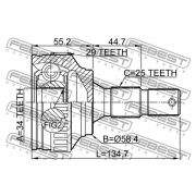 Слика 2 $на Комплет зглоб на погонско вратило FEBEST 2510-306A29