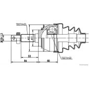 Слика 2 $на Комплет зглоб на погонско вратило HERTH+BUSS JAKOPARTS J2822006