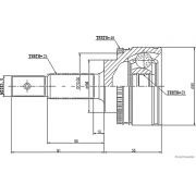 Слика 2 $на Комплет зглоб на погонско вратило HERTH+BUSS JAKOPARTS J2822120