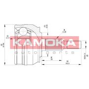 Слика 1 на Комплет зглоб на погонско вратило KAMOKA  6079