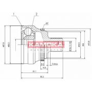 Слика 1 $на Комплет зглоб на погонско вратило KAMOKA  6622