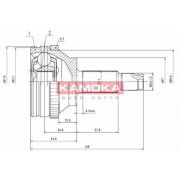 Слика 1 на Комплет зглоб на погонско вратило KAMOKA  7088