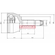 Слика 1 на Комплет зглоб на погонско вратило KAMOKA  7136