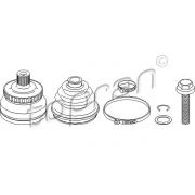 Слика 1 $на Комплет зглоб на погонско вратило TOPRAN 103 746
