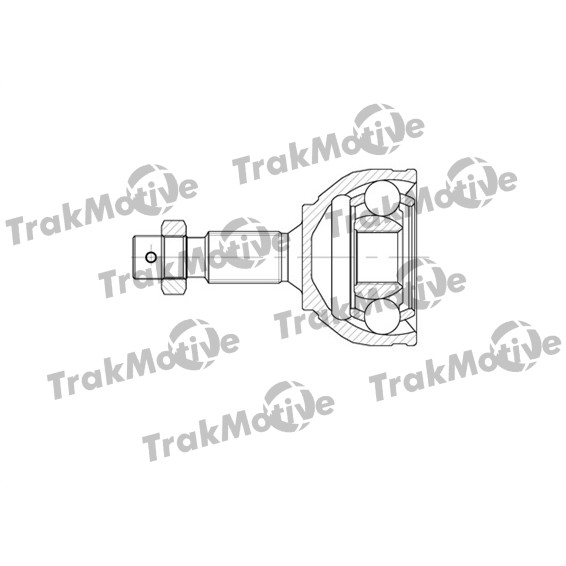 Слика на Комплет зглоб на погонско вратило TrakMotive 40-0571 за Citroen C6 Sedan 2.2 HDi - 170 коњи дизел