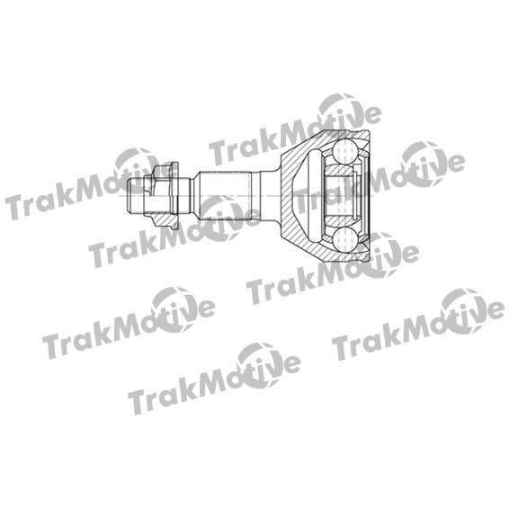 Слика на Комплет зглоб на погонско вратило TrakMotive 40-0660 за Opel Antara 2.2 CDTi 4x4 - 184 коњи дизел