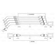 Слика 5 $на Комплет кабли за свеќици BOSCH 9 295 080 028