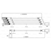 Слика 1 $на Комплет кабли за свеќици BOSCH 9 295 080 037