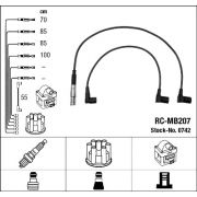 Слика 1 $на Комплет кабли за свеќици NGK 0742