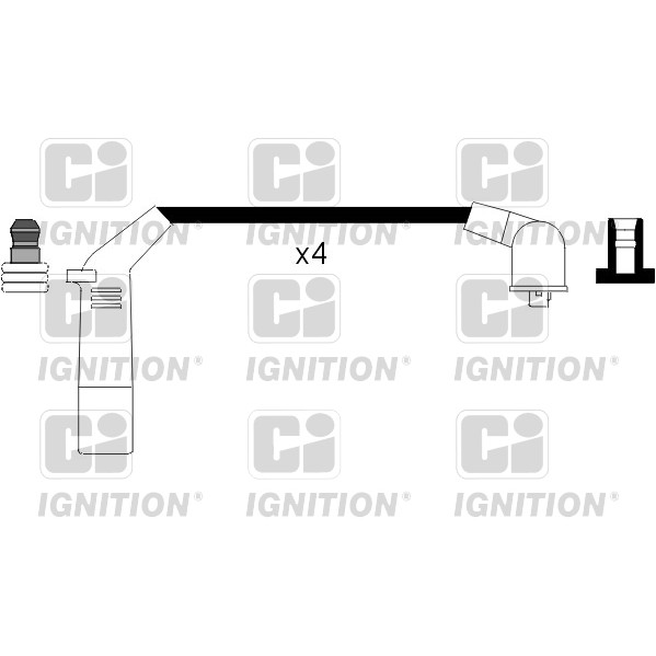 Слика на Комплет кабли за свеќици QUINTON HAZELL CI XC868