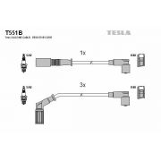 Слика 1 на комплет кабли за свеќици TESLA T551B