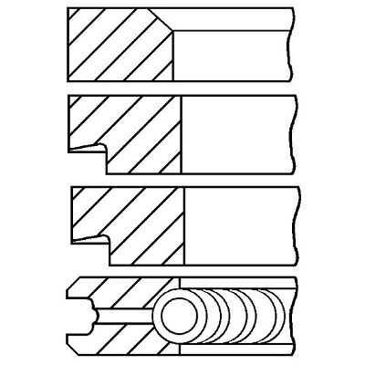 Слика на Комплет клипни прстени, компресор GOETZE 08-396300-10