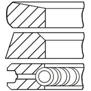 Слика 1 на комплет клипни прстени, компресор GOETZE 08-446300-00