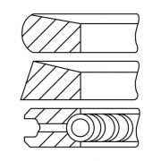 Слика 1 на комплет клипни прстени, компресор GOETZE 08-448600-00