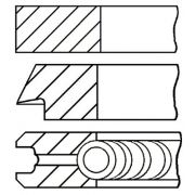 Слика 1 на комплет клипни прстени, компресор GOETZE 08-528200-00