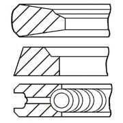 Слика 1 на комплет клипни прстени, компресор GOETZE 08-962000-00