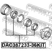 Слика 2 на комплет лагер главчина FEBEST DAC387233-36KIT