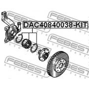 Слика 2 на комплет лагер главчина FEBEST DAC40840038-KIT