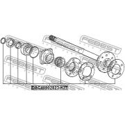 Слика 2 на комплет лагер главчина FEBEST DAC40902823-KIT