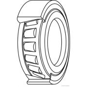 Слика 2 на комплет лагер главчина HERTH+BUSS JAKOPARTS J4701021