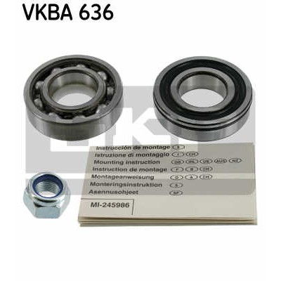 Слика на Комплет лагер главчина SKF VKBA 636