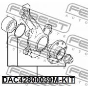 Слика 2 на комплет лагер за тркало FEBEST DAC42800039M-KIT