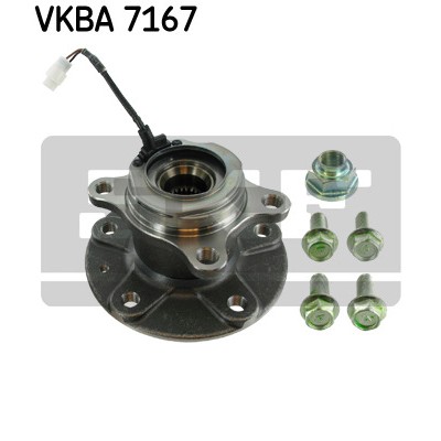 Слика на комплет лагер за тркало SKF VKBA 7167 за Fiat Sedici 1.9 D Multijet 4x4 - 120 коњи дизел