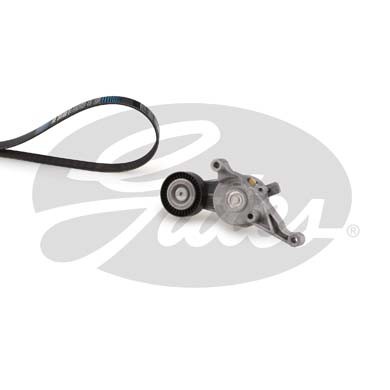 Слика на Комплет линиски ремен и затегачи GATES Micro-V® Kit K016DPK1215 за VW Multivan 5 1.9 TDI - 105 коњи дизел