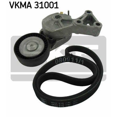 Слика на Комплет линиски ремен и затегачи SKF VKMA 31001 за VW Jetta 4 (1J2) 1.9 TDI - 150 коњи дизел
