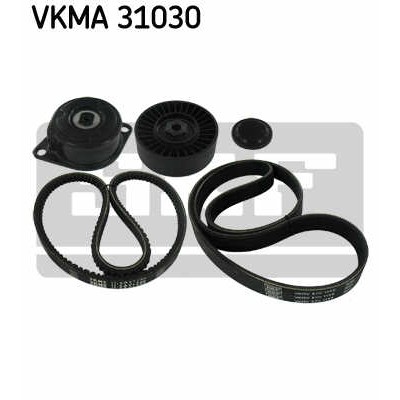 Слика на Комплет линиски ремен и затегачи SKF VKMA 31030 за VW Caddy 2 Box (9K9A) 1.7 SDI - 57 коњи дизел