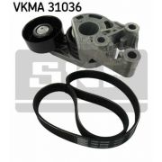 Слика 1 на Комплет линиски ремен и затегачи SKF VKMA 31036