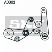 Слика 1 $на Комплет линиски ремен и затегачи SKF VKMA 31051