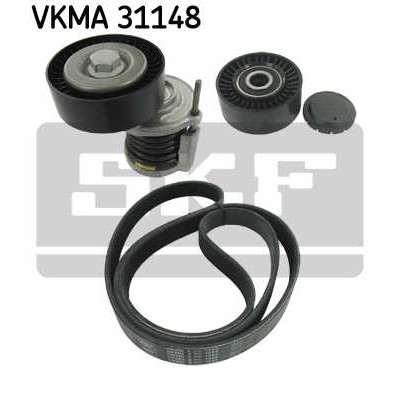 Слика на Комплет линиски ремен и затегачи SKF VKMA 31148 за VW Amarok Pickup 2.0 BiTDI - 163 коњи дизел