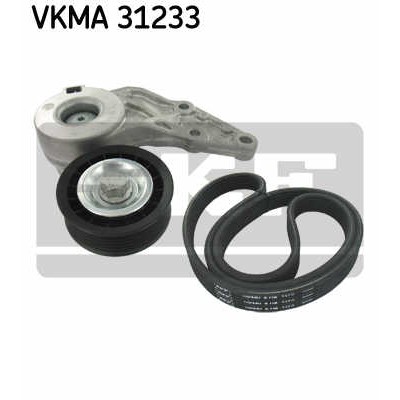 Слика на Комплет линиски ремен и затегачи SKF VKMA 31233 за VW Jetta 4 (1J2) 2.3 V5 4motion - 170 коњи бензин