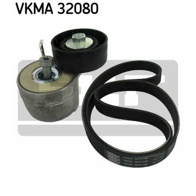 Слика на Комплет линиски ремен и затегачи SKF VKMA 32080 за Toyota Urban Cruiser (NCP11) 1.4 D-4D - 90 коњи дизел