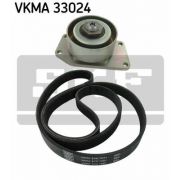 Слика 1 $на Комплет линиски ремен и затегачи SKF VKMA 33024