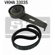 Слика 1 на Комплет линиски ремен и затегачи SKF VKMA 33035