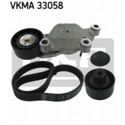 Слика 1 на Комплет линиски ремен и затегачи SKF VKMA 33058