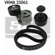 Слика 1 на Комплет линиски ремен и затегачи SKF VKMA 33061