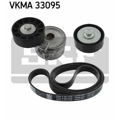 Слика на Комплет линиски ремен и затегачи SKF VKMA 33095 за Citroen C5 DE Break 2.2 HDi  (DE4HXB, DE4HXE) - 133 коњи дизел