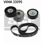 Слика 1 на Комплет линиски ремен и затегачи SKF VKMA 33095