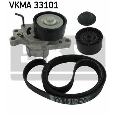 Слика на Комплет линиски ремен и затегачи SKF VKMA 33101 за Peugeot Partner Box (5) 1.4 - 75 коњи бензин