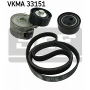 Слика 1 на Комплет линиски ремен и затегачи SKF VKMA 33151