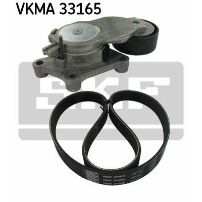 Слика на Комплет линиски ремен и затегачи SKF VKMA 33165 за Ford Fiesta 6 1.6 TDCi - 95 коњи дизел