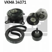 Слика 1 $на Комплет линиски ремен и затегачи SKF VKMA 34071