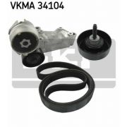 Слика 1 на Комплет линиски ремен и затегачи SKF VKMA 34104