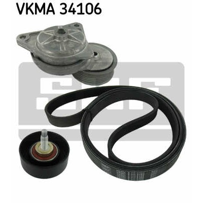 Слика на Комплет линиски ремен и затегачи SKF VKMA 34106 за Ford Cougar (EC) 2.0 16V - 131 коњи бензин