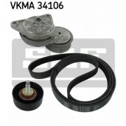 Слика 1 на Комплет линиски ремен и затегачи SKF VKMA 34106